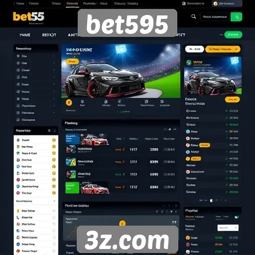 Navegação e usabilidade do site bet595